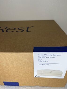 Rest Evercool Cooling Comforter - Snow Ivory (King)